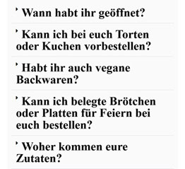 Typische FAQ Fragen